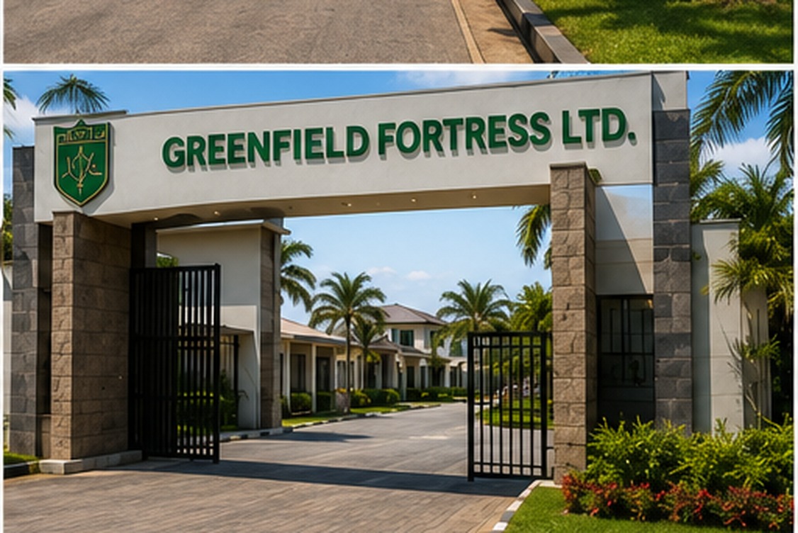 Greenfield Fortress Ltd estate gated entrance